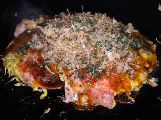 Okonomiyaki fatto da me (prima del corso) ;)